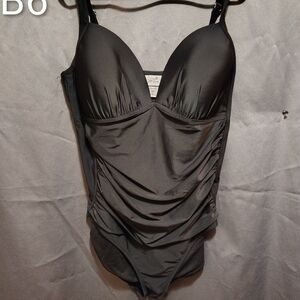 Elegant Black One-Piece Swimsuit